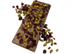 BOOSH! Milk Cranberry + Pistachio 500g BIG DADDY BAR  [GF]